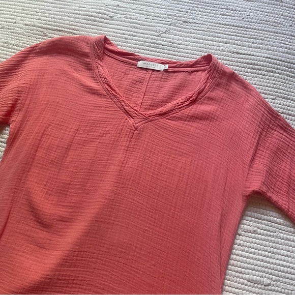 Modosoc Los Angeles XS Mauve Pink Cotton Dress Contemporary Bohemian Dress - Picture 9 of 12